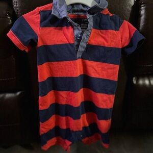 First Impressions Kids Red and Navy Polo